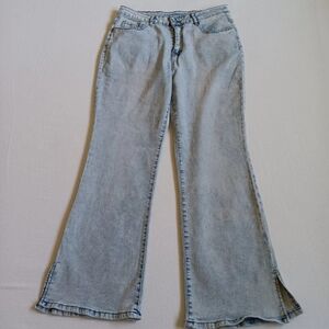Light Blue Women's Jeans Sz 1XL With Stretch 30in Waist Before Stretch